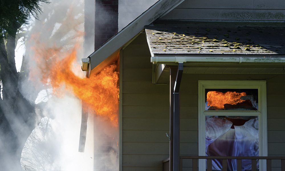 Blog - Burgin Platner & Co. Insurance – October Newsletter - House Burning Down